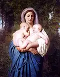 Přejícnost, Charity, William-Adolphe Bouguereau, r. 1859