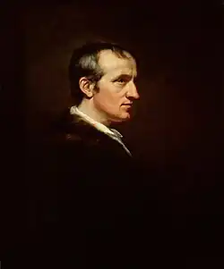 William Godwin na obraze Jamese Northcotea z roku 1802