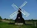 Větrné čerpadlo na Wicken Fen