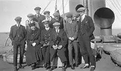 Týmové foto olympijských vítězů z roku 1920.