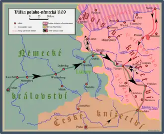 Mapka postupu vojsk