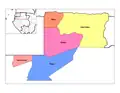Departmenty provincie Woleu-Ntem