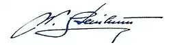 Wolfgang Steinhardt, podpis