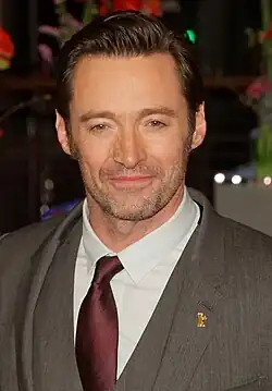 Jackman na premiéře filmu Logan v roce 2017