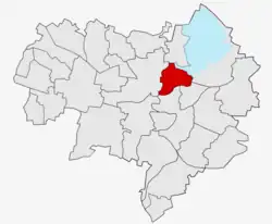 Oehna na mapě
