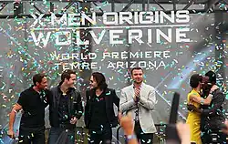 Představitelé hlavních rolí při premiéře filmu