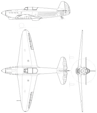 Nákres Jak-1