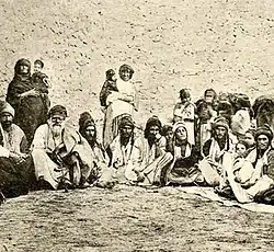Jezídové na hoře Sindžár okolo roku 1920, syrsko-irácká hranice