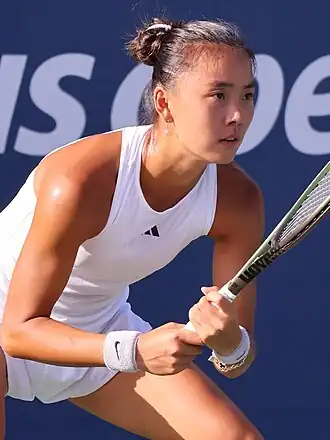 Jüan Jüe v kvalifikaci US Open 2023