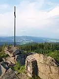 Záběr z hory Nebelstein severním směrem