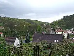 Pohled na východní část obce Zákolany