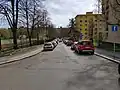 Zámečnická ulice od severu.