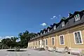 Jihozápadní průčelí hlavní zámecké budovy