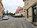 Západní konec Hroznové ulice