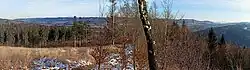 Panorama pohoří Závora