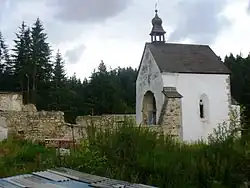 Zřícenina kostela sv. Jana Křtitele