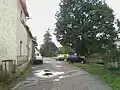 Bývalé náměstí ve Zbečníku