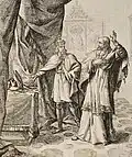 Svatý Jan Nepomucký odmítá prozradit zpovědní tajemství (1829)