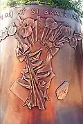 detail reliéfu zvonu Sv.Vojtěch