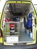 Vnitřní zástavba sanitního vozu Volkswagen Transporter T5