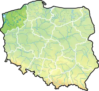 dnešní Západopomořanské vojvodství, kde se kdysi mluvilo pomořanštinou