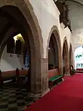 Prostor pod hudební kruchtou