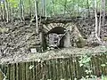 Zaniklé vojenské obydlí u Nepřívazského potoka