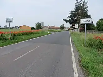 Silnice II/332 ve Zbožíčku
