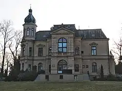 Nový zámek (Friessova vila), navržený architekty Fellner a Helmer