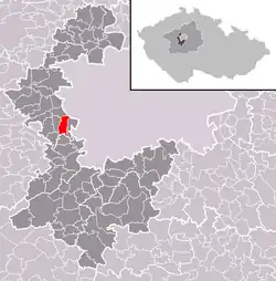 Zbuzany na mapě