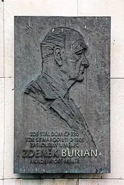 Pamětní deska v Lašském muzeu