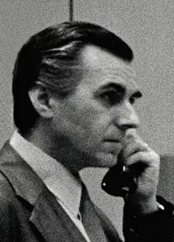 Zdeněk Sekanina v rozhovoru s kosmonauty z vesmírné stanice Skylab v roce 1974