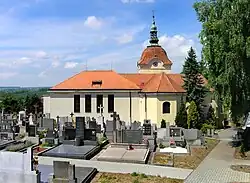 Kostel nad vesnicí