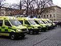 Sanitní ozidla Mercedes-Benz Spritner 316 CDI 4x4 při slavnostním předávání