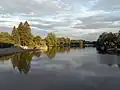 Labe těsně nad zdymadlem