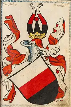 Erb rodu Zedtwitzů podle Siebmachera