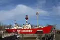 Belgická majáková loď West-Hinder II, nyní jako námořní muzeum v Zeebrugge, Belgie