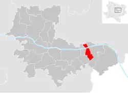 Zeiselmauer-Wolfpassing na mapě