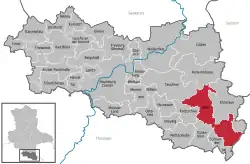 Žič na mapě