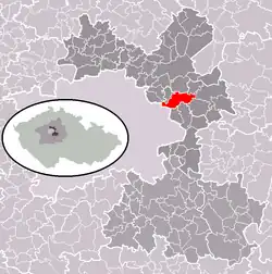 Zeleneč na mapě
