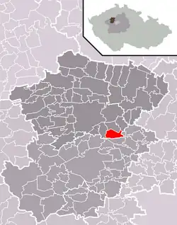Želenice na mapě
