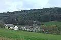 Domy ve východní části Zichova