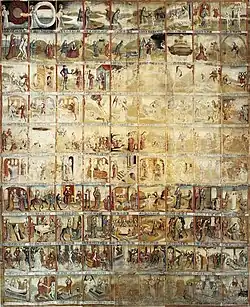 Velké žitavské postní plátno (1472), současný stav.
