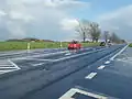 Silnice podel samoty Zlaté Slunce