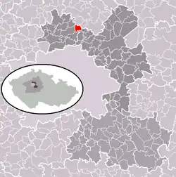 Zlonín na mapě