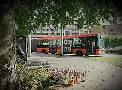 Pietní místa na zastávce Zochova