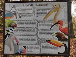 Informační panel v Zoo