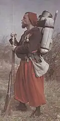 Zuávové, výstroj pro vojskové manévry