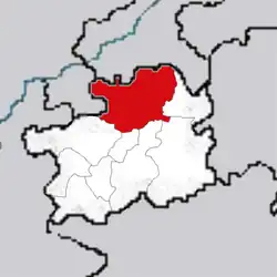 Cun-i na mapě