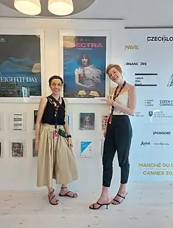 Společně s Dariou Kashcheevou na premiéře filmu Electra v Cannes